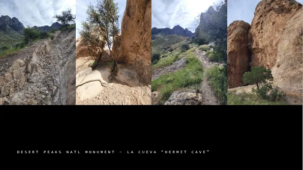 DESERT PEAKS NATL MONUMENT - LA CUEVA “HERMIT CAVE”