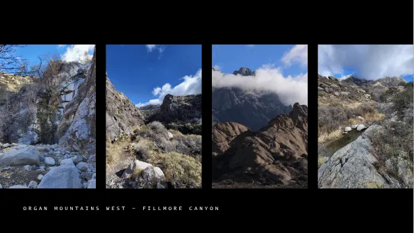 ORGAN MOUNTAINS WEST - FILLMORE CANYON