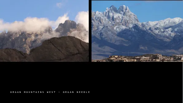 ORGAN MOUNTAINS WEST - ORGAN NEEDLE